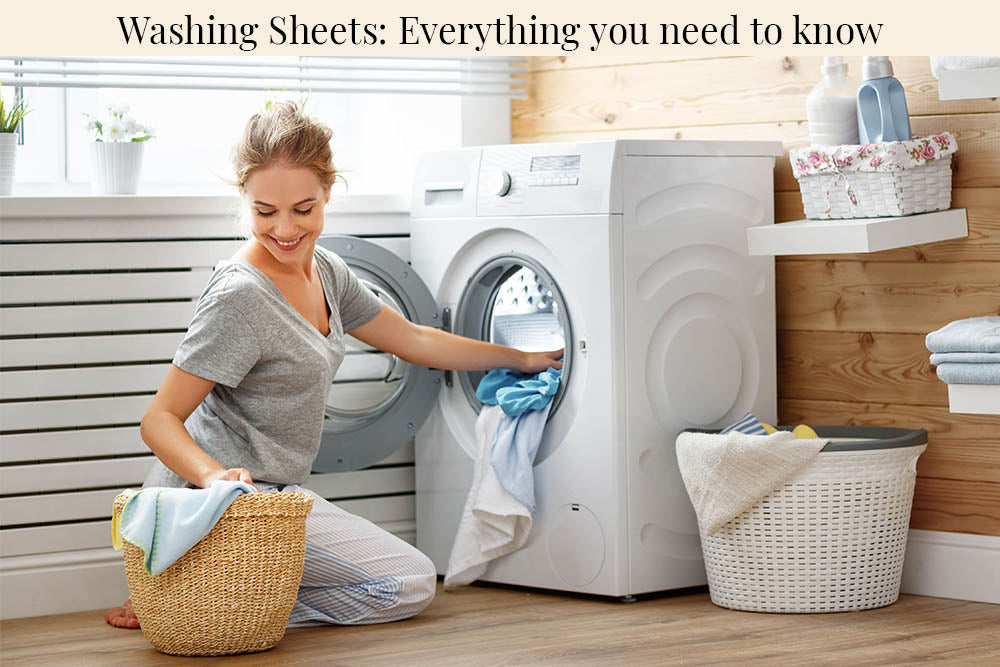 Wash care of the bed sheets