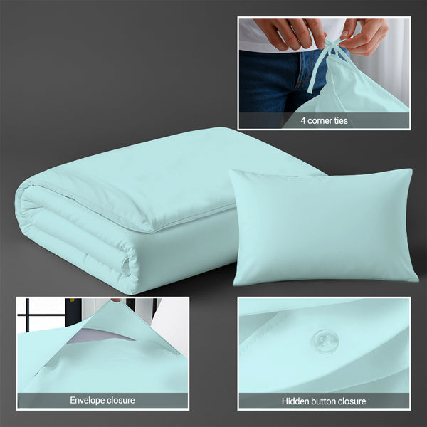 Premium 400 Thread Count 100% Cotton Crib Duvet Cover Set