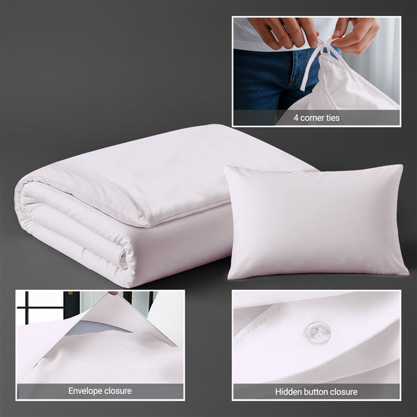 Premium 400 Thread Count 100% Cotton Crib Duvet Cover Set