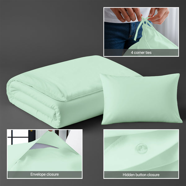 Premium 400 Thread Count 100% Cotton Crib Duvet Cover Set