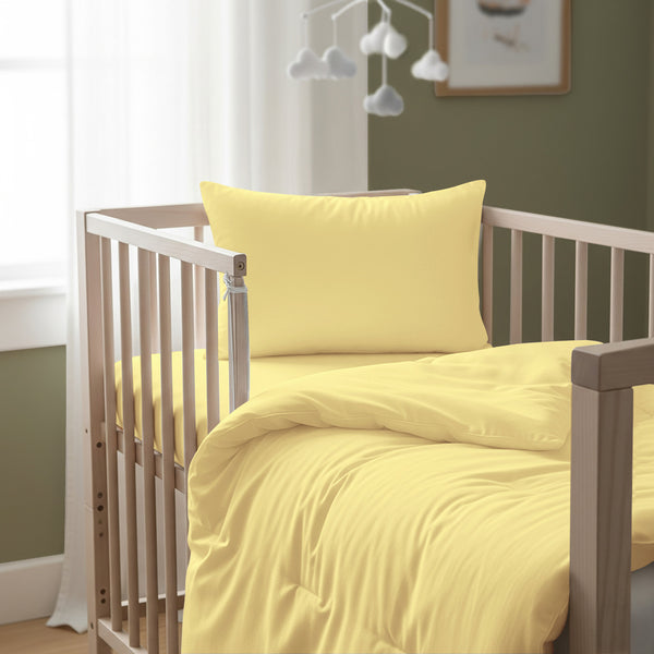 Premium 400 Thread Count 100% Cotton Crib Duvet Cover Set