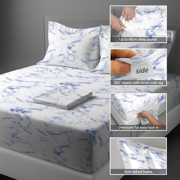 Premium 400 Thread Count 100% Cotton Bed Sheet Set