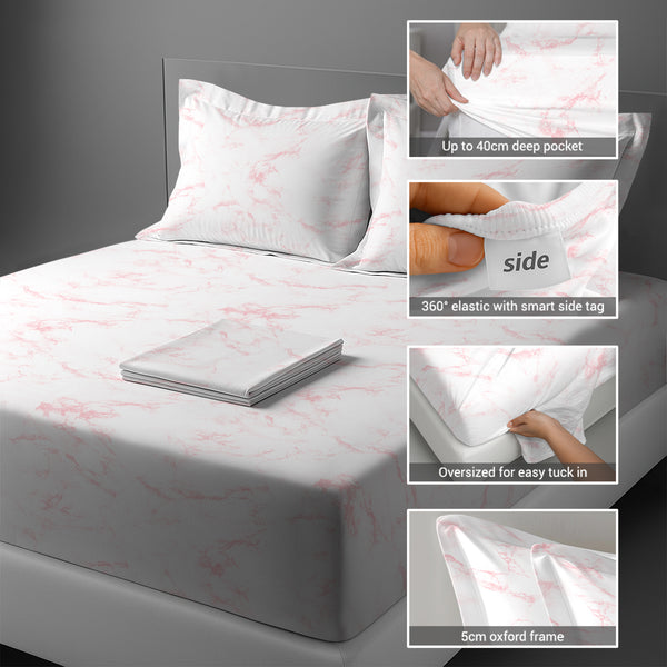 Premium 400 Thread Count 100% Cotton Bed Sheet Set