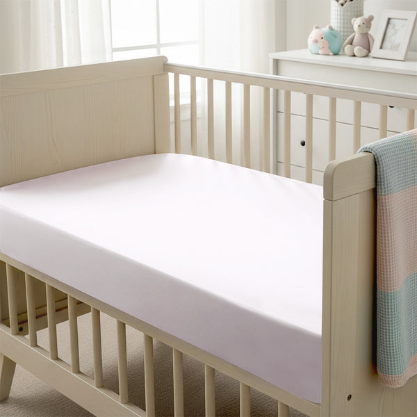 Premium 400 Thread Count 100% Cotton Cot Fitted Sheet