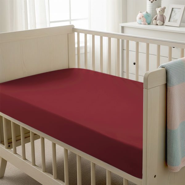 Premium 400 Thread Count 100% Cotton Cot Fitted Sheet