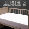 Premium 400 Thread Count 100% Cotton Cot Fitted Sheet