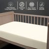 Premium 400 Thread Count 100% Cotton Cot Fitted Sheet