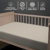 Premium 400 Thread Count 100% Cotton Cot Fitted Sheet