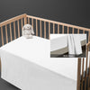 Premium 400 Thread Count 100% Cotton Crib Flat Sheet