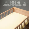 Premium 400 Thread Count 100% Cotton Crib Flat Sheet