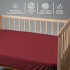 Premium 400 Thread Count 100% Cotton Crib Fitted Sheet