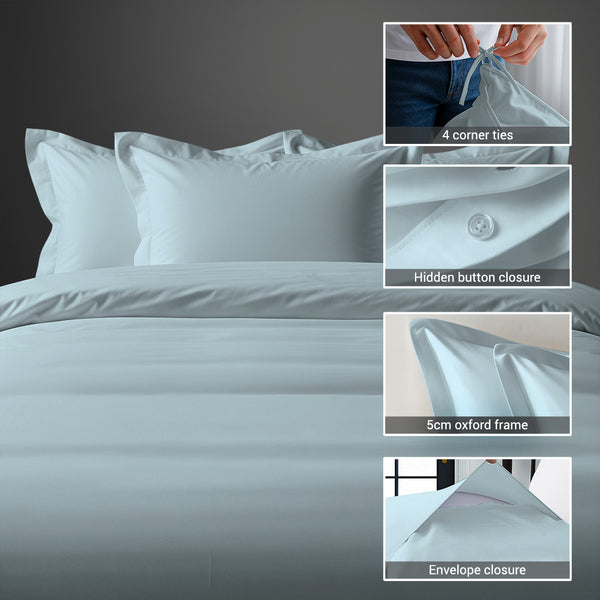 Percale 100% Cotton Duvet Cover Set