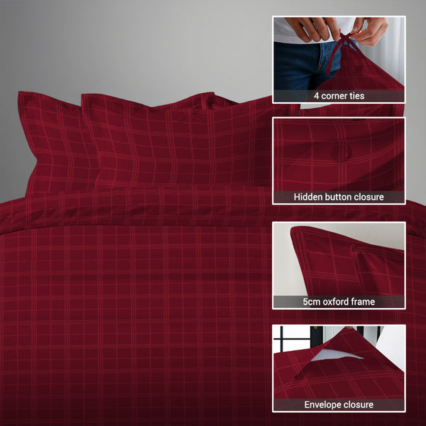 Premium 300 Thread Count 100% Cotton Duvet Cover Set