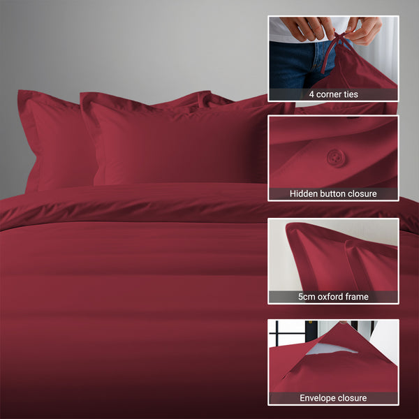 Royale 1000 Thread Count 100% Cotton Duvet Cover Set