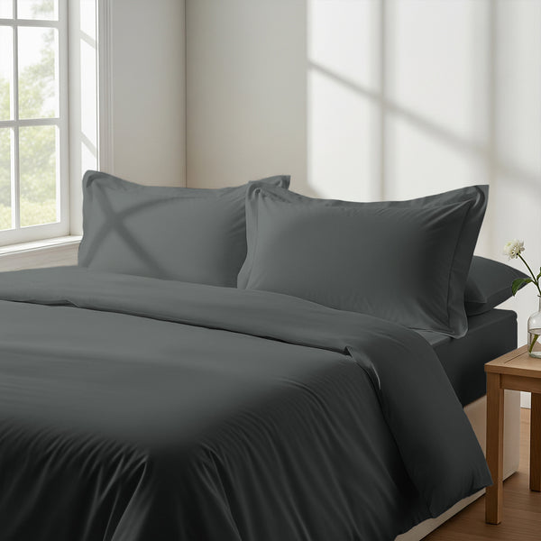 Percale 100% Cotton Duvet Cover Set