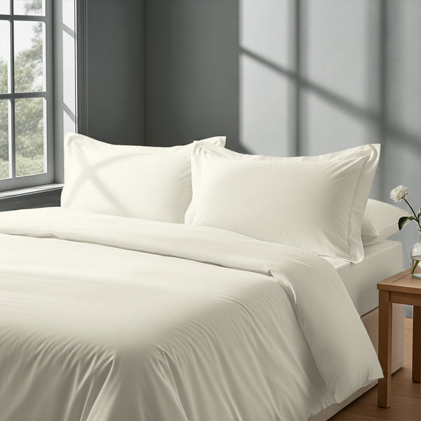 Premium 400 Thread Count 100% Cotton Duvet Cover Set