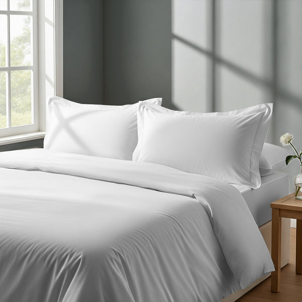 Percale 100% Cotton Duvet Cover Set