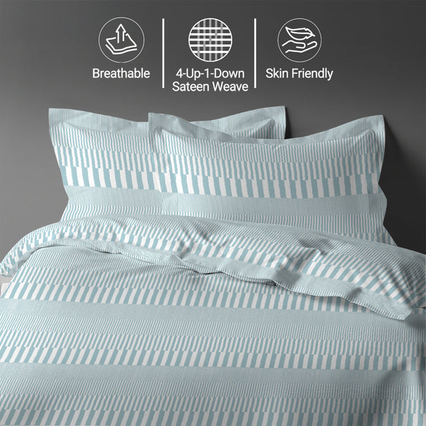 Premium 400 Thread Count 100% Cotton Duvet Cover Set
