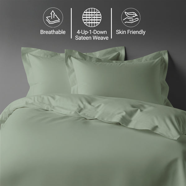 Premium 400 Thread Count 100% Cotton Duvet Cover Set