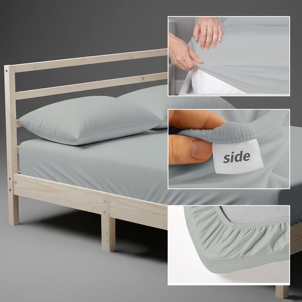 Luxury 800 Thread Count 100% Cotton Fitted Sheet