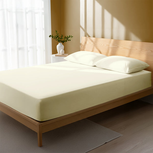 Percale 100% Cotton Fitted Sheet