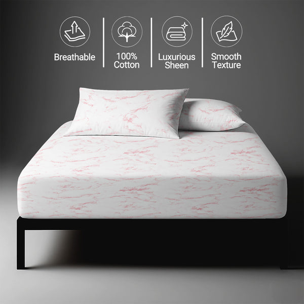 Premium 400 Thread Count 100% Cotton Fitted Sheet