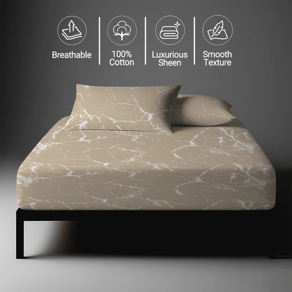 Premium 400 Thread Count 100% Cotton Fitted Sheet