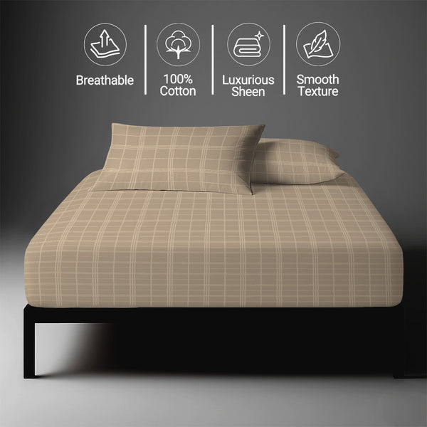 Premium 300 Thread Count 100% Cotton Fitted Sheet