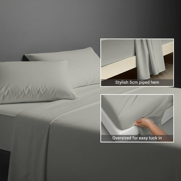 Deluxe 600 Thread Count 100% Cotton Flat Sheet