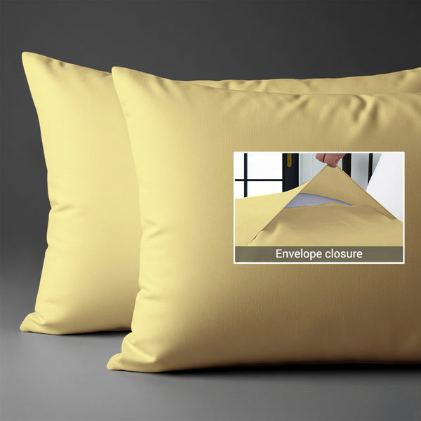 Deluxe 600 Thread Count 100% Cotton Pillowcases (2 PC)
