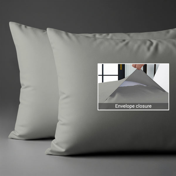 Percale 100% Cotton Pillowcases (2PC)