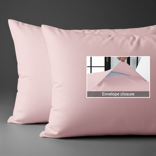 Percale 100% Cotton Pillowcases (2PC)
