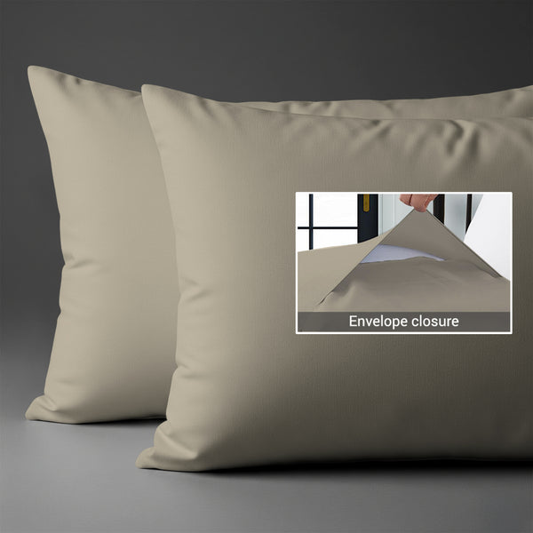 Percale 100% Cotton Pillowcases (2PC)