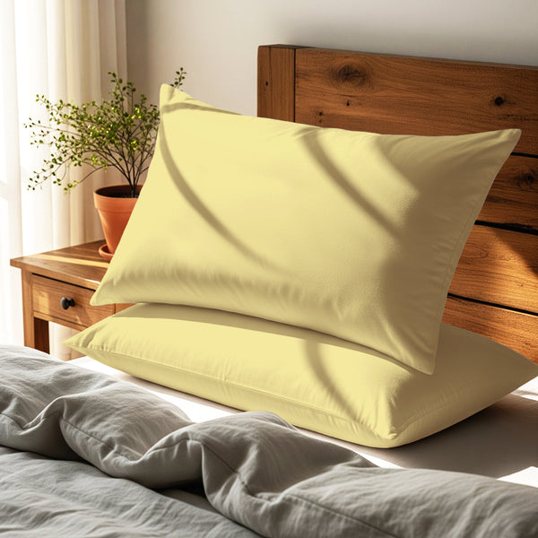 Deluxe 600 Thread Count 100% Cotton Pillowcases (2 PC)