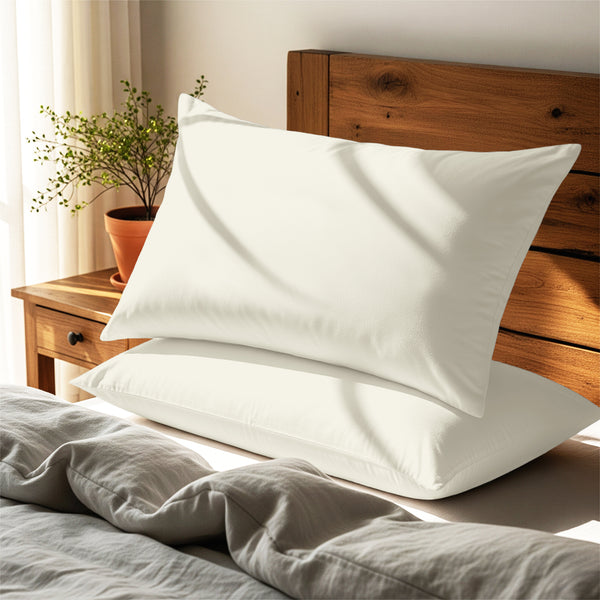 Premium 400 Thread Count 100% Cotton Pillowcases (2 PC)