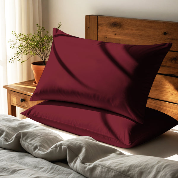 Deluxe 600 Thread Count 100% Cotton Pillowcases (2 PC)
