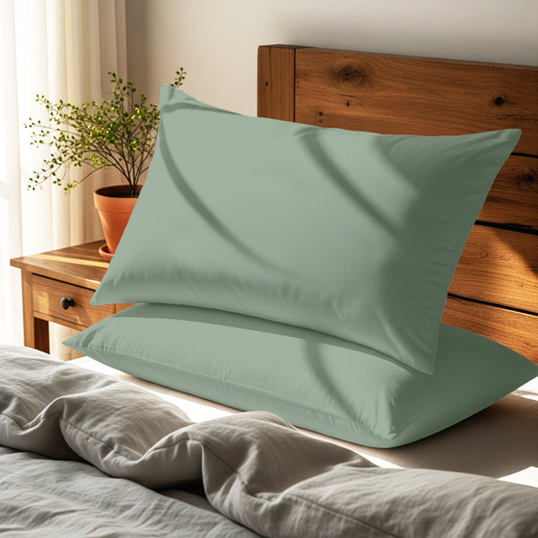 Deluxe 600 Thread Count 100% Cotton Pillowcases (2 PC)