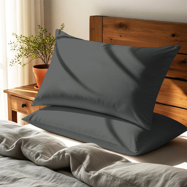 Percale 100% Cotton Pillowcases (2PC)