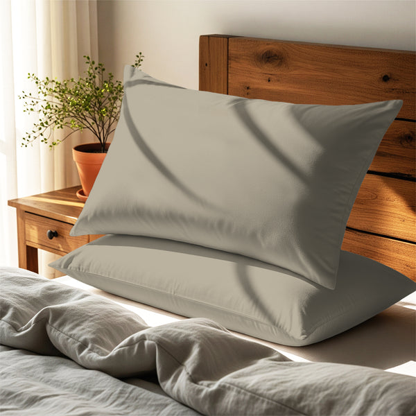 Percale 100% Cotton Pillowcases (2PC)