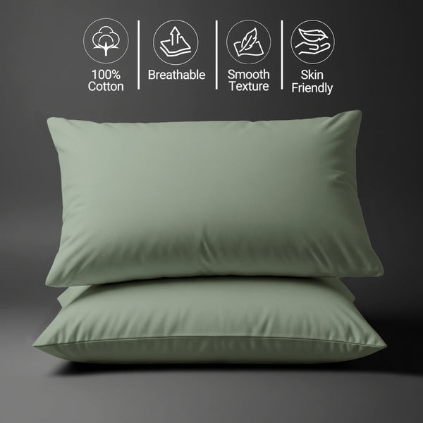 Premium 400 Thread Count 100% Cotton Pillowcases (2 PC)