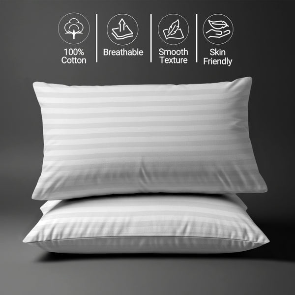 Premium 300 Thread Count 100% Cotton Pillowcases (2PC)