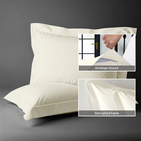 Percale 100% Cotton Pillowcases (2PC)
