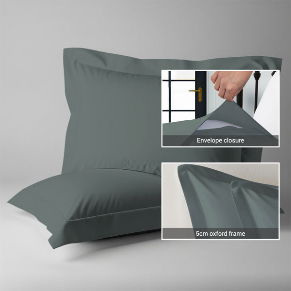 Luxury 800 Thread Count 100% Cotton Pillowcases (2 PC)