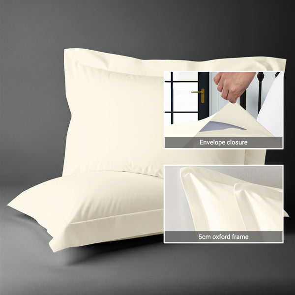 Premium 400 Thread Count 100% Cotton Pillowcases (2 PC)