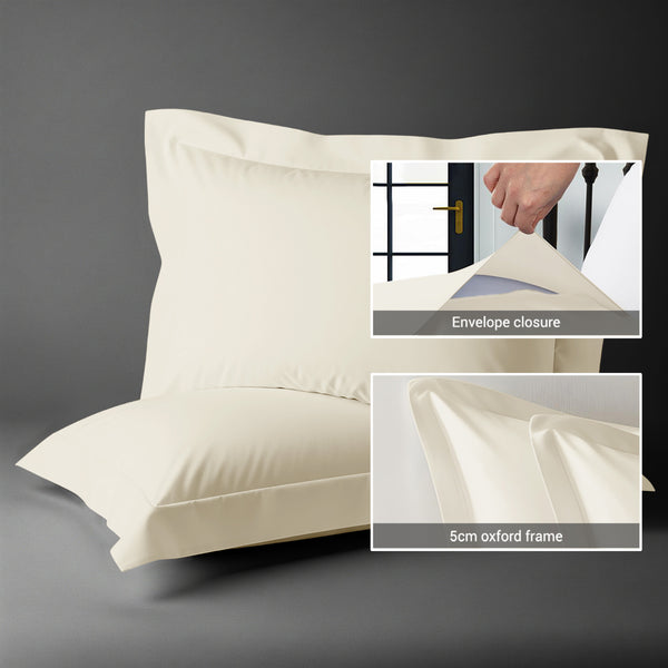 Luxury 800 Thread Count 100% Cotton Pillowcases (2 PC)