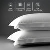 Percale 100% Cotton Pillowcases (2PC)