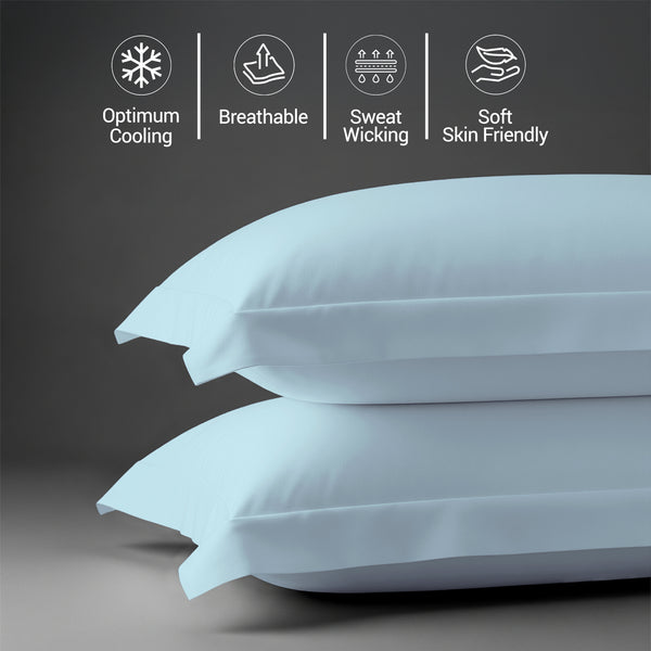 Luxury 800 Thread Count 100% Cotton Pillowcases (2 PC)
