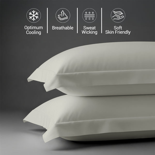 Luxury 800 Thread Count 100% Cotton Pillowcases (2 PC)