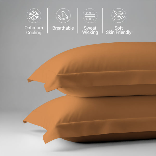Premium 400 Thread Count 100% Cotton Pillowcases (2 PC)