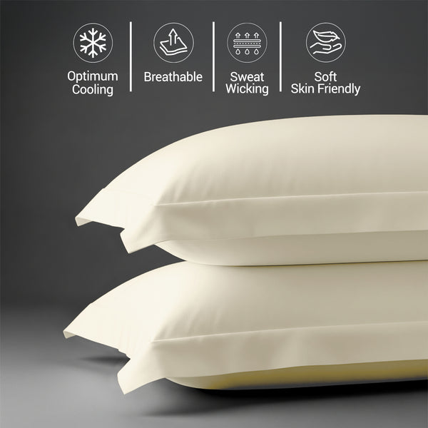 Premium 400 Thread Count 100% Cotton Pillowcases (2 PC)